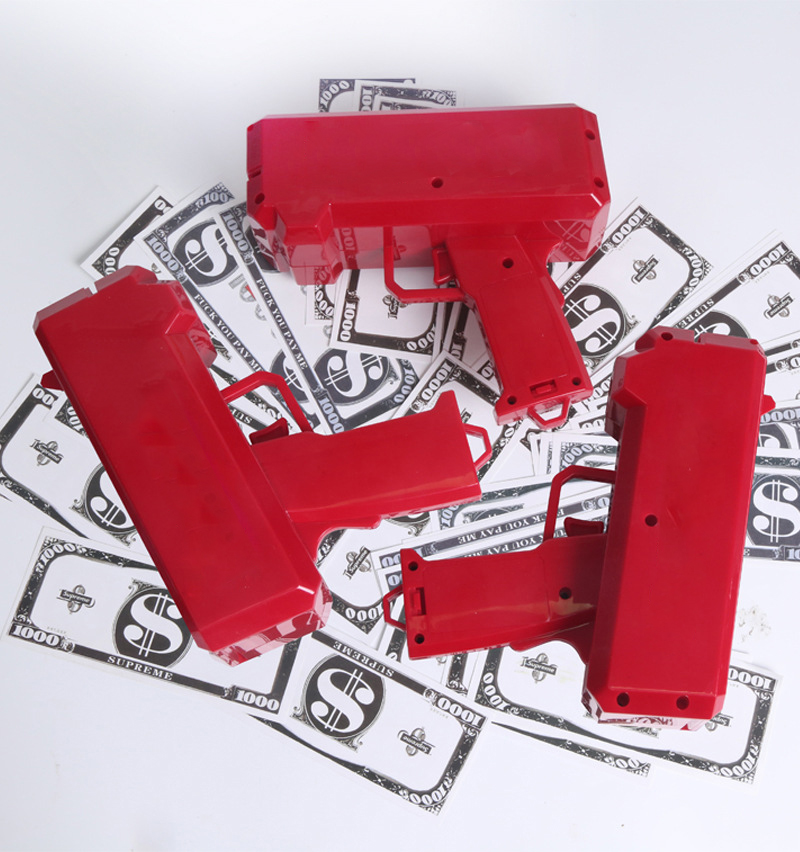 Настраиваемый Логотип, пушка для наличных денег, пистолет-распылитель, игрушка для детей, ночной клуб, товары для вечеринок и мероприятий