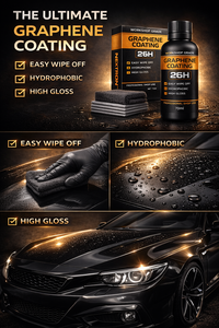 GRAPHONEX Nextrons 26H Revêtement céramique au graphène, finition brillante hydrophobe pour toutes les surfaces (70 ml), fonction auto-réparatrice, 10 ans - Product Image 2