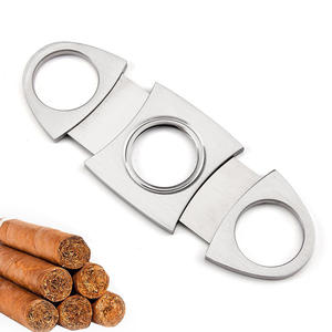 Custom Logo Custom Color Mini Kit Premium Multi-Blade <b>Cigar</b> Cutter Scissors with Luxury Style Stainless Steel Blades 9*4cm - Product Image 5