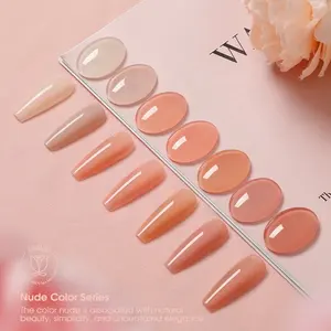 Rosalind Nails Supplies Salon Wholesale Vernis Semi Permanent Varnish Soak Off Esmalte De Unas De Nude Colors Gel Uv Nail Polish