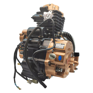 Motor de motocicleta monocilíndrico de 4 tiempos refrigerado por agua de 350 cc para CG350cc con cambio de 5 velocidades, motor de 100 cc, venta al por mayor - Product Image 3