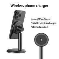 Cargador Inalámbrico de Escritorio Económico para iPhone 15 Pro Max, Samsung Galaxy S24 S25, Xiaomi