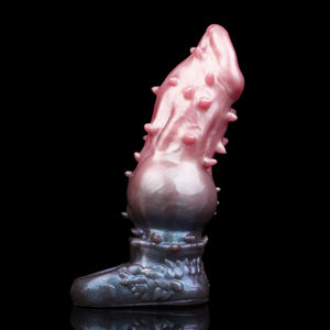 FAAK, recién llegado, anillo de silicona para pene de monstruo colorido, manga de pene de dragón, productos sexuales, agrandamiento de pene para hombres, juguete sexual - Product Image 1