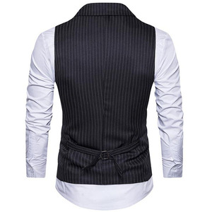 Gilet di cotone a righe all'ingrosso della moda per gli uomini - Product Image 6