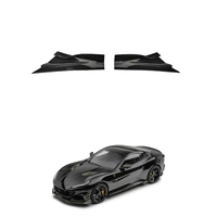 Grilles d'aération latérales en fibre de carbone pour Ferrari Portofino M, style MSy, décoration de porte, ornement de voiture
