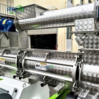 Machine de fabrication de granulés d'aliments pour animaux et volailles, automatique, commerciale, 1-2 T/H, fabrication chinoise, pour poulets de chair et pondeuses, à vendre