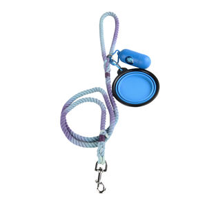 Ombr-Correa de algodón con gradiente personalizado para mascotas, correa de algodón hecha a mano para perro - Product Image 6