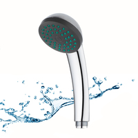 Prix de gros direct usine, économique, pommeau de douche à main en ABS avec interface 1/2 pouce et finition UV polie