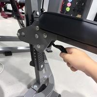Máquina Comercial de Polea para Ejercicios de Espalda, Equipo de Entrenamiento de Fuerza para Gimnasio, Máquina de Remo Lateral Selectorizada para Espalda Alta