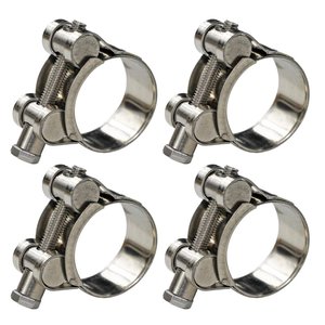 Collier de serrage métrique en acier inoxydable personnalisé pour l'industrie générale, marqué CE, pour assemblages de flexibles hydrauliques, service OEM - Product Image 1