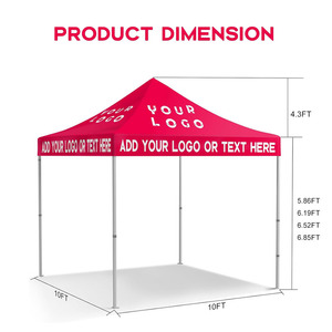 Bán buôn lều tùy chỉnh mô-đun với logo Lều triển lãm thương mại 10x10-Thiết lập nhanh chóng và linh hoạt cho các tình huống khác nhau - Product Image 2
