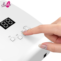 Nouvelle Arrivée 2026 Lampe à LED UV Professionnelle de Haute Qualité avec Perles LED en Cristal, Séchoir à Ongles à Polymérisation Rapide avec Base Métallique