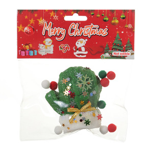 CHENXI Nuevo Juguete de Moda Kawaii Mochi, Juguete Blandito de Garra de Gato de Santa Claus, Regalos de Navidad, Silicona para Aliviar el Estrés - Product Image 4
