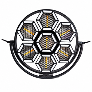Luz de Discoteca DJ de 500W con Sonido Activo, 7x60W LED Cálidos y Estroboscópico RGB, Lámpara con Efecto <span class=keywords><strong>DMX</strong></span> para Bares y Celebraciones de Cumpleaños - Product Image 1
