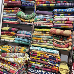 Wholesale Lot of Indian Vintage Cotton Handmade Kantha <b>Quilts</b> <b>Bedspread</b> Kantha <b>Quilt</b> Bedcover Gudari for Hotels - Product Image 1