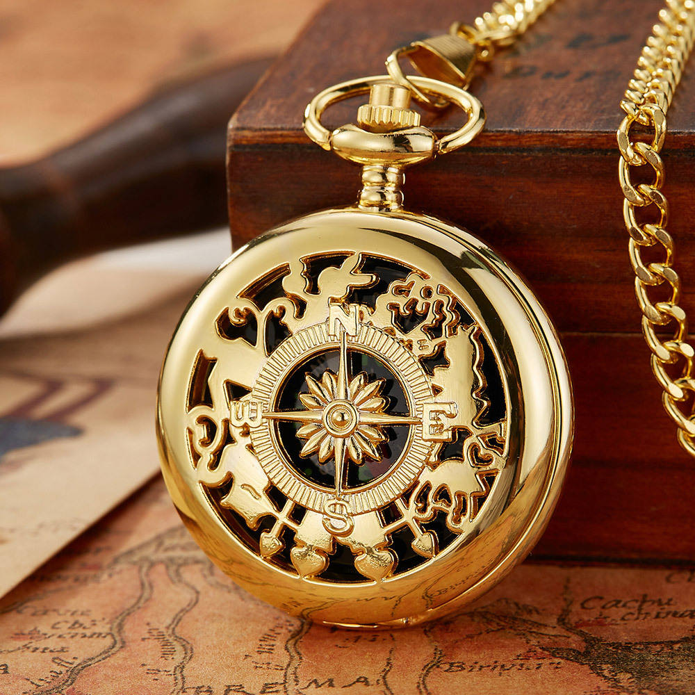 2023 New Compass Pocket Watch Ideal for Outdoor Adventures
