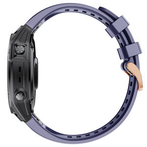 Bracelet de remplacement en silicone pour Garmin <span class=keywords><strong>Fenix</strong></span> 7S <span class=keywords><strong>6S</strong></span> Pro 5S Plus Instinct 2S Bracelet Sport Boucle Or <span class=keywords><strong>Rose</strong></span> 20mm - Product Image 5