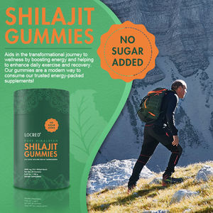 Gomas de Shilajit para Adultos Sem Açúcar Adicionado 75%+ Ácido Fúlvico 85+ Minerais Traço Antioxidante para Adolescentes Homens Mulheres Não-OGM Testado em Laboratório 100% - Product Image 2