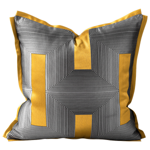 18&quot; <strong>Throw</strong> <strong>Pillow</strong> Covers Luxury Jacquard <strong>Blue</strong> Sofa Seat Cushion Covers Decorative <strong>Pillows</strong> Case - Product Image 4