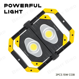 <span class=keywords><strong>1800</strong></span> लुमेन कोब ने आईपी 44 वाटरप्रूफ डुअल हेड काम लाइट चुंबकीय रिचार्जेबल पोर्टेबल सुपर उज्ज्वल आपातकालीन निरीक्षण कार्यालय - Product Image 4