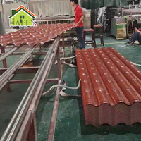 Tuiles de style romain, également appelées tuiles Gawara, tuiles de toit chinoises, tuiles de toit pour villa, tôle ondulée en plastique