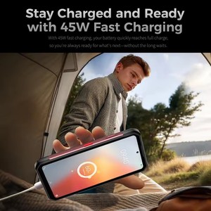 โทรศัพท์มือถือ WP56 5G รุ่นทนทาน แบตเตอรี่ 16000mAh กล้อง 108MP ระบบปฏิบัติการ Android 15 สมาร์ทโฟน NFC หน่วยความจำ 12GB+512GB หน้าจอ 6.8 นิ้ว 120Hz ป้องกันการกระแทก มาตรฐาน IP68 - Product Image 6