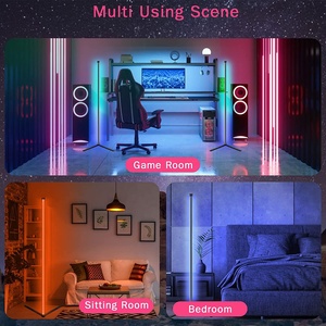 Điều Khiển Từ Xa Trang Trí Tripod Bắc Âu Hiện Đại Thay Đổi Màu Sắc Góc Led Rgb Tầng Thường Vụ Đèn Cho Phòng Khách - Product Image 5