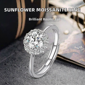 Anillo de Plata de Ley S925 con Pluma para Mujer, Certificado GRA, Anillo de Boda con Moissanita de 0.5CT - Product Image 2