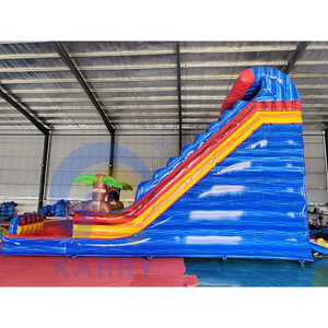 Toboggan <span class=keywords><strong>aquatique</strong></span> commercial tropical <span class=keywords><strong>gonflable</strong></span> en PVC irisé, toboggan <span class=keywords><strong>aquatique</strong></span> <span class=keywords><strong>gonflable</strong></span> imperméable de 29 pieds pour adultes, piscine <span class=keywords><strong>gonflable</strong></span> avec toboggan - Product Image 6