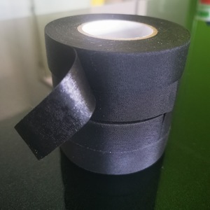 Manufacturer of black polyester wiring harness tape for automotive wiring harnesses, high temperature resistant, wear - Product Image 1
