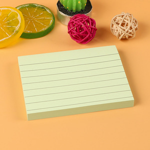 3 5 Inch Creative Colored Lined Rectangle Sticky Notes Tearable Message Stickers For Takeaway Office - Product Image 3