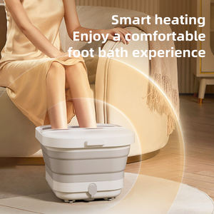 Masajeador de bañera de Spa de pies con calefacción inteligente profesional con diseño plegable accesorios de almacenamiento de nodos de acupresión - Product Image 3