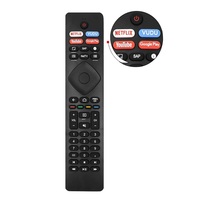 NH800UP Remote kontrol RF402A-V14 IR pengganti untuk Android 4K Ultra HD TV LED pintar