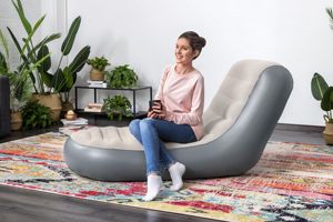 Sillón Reclinable Inflable Bestway 75064, Cómodo Sofá Cama Acolchado - Product Image 3
