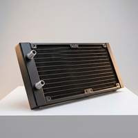 Radiateur de refroidissement liquide en aluminium personnalisé Ococoo 120 mm pour PC CPU GPU Laser Échangeur de chaleur industriel Dissipation thermique stable