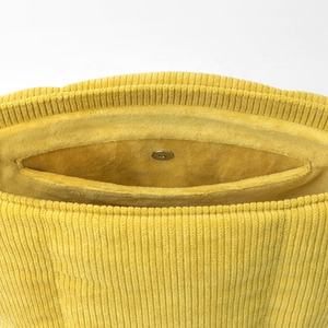 Lightweight Winter Design Corduroy Cute Puffer Quilted <b>Laptop</b> <b>Sleeve</b> 13" 14" 15.6" Yellow or Customizable Color - Product Image 3