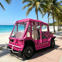 Voiture électrique Moke Beach Buggy 4 places, nouvelle conception, batterie lithium, certifiée EEC, 96V, version originale.