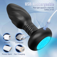 APP-gesteuerter Rotations-Analplug für Männer und Frauen, Wackelnder Anal-Vibrator, Gay-Analplug mit LED, Erotikspielzeug für Paare
