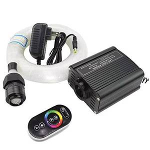 เครื่องฉายแสงดาว RGB MMA/PMMA, 16W, DC12V, ไฟเบอร์ออปติกขนาด 2 มม., ได้รับการรับรองมาตรฐาน CE, ควบคุมด้วยระบบสัมผัสและรีโมท, ป้องกันน้ำและฝุ่นระดับ IP33 - Product Image 1
