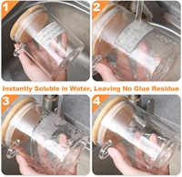 Étiquettes personnalisées de laboratoire, solubles dans l'eau, sans résidus, pour tubes à essai en verre et verrerie de laboratoire, faciles à nettoyer