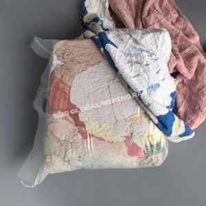 Chiffons d'essuyage industriels en coton coloré 100 % coton, déchets de serviettes industrielles et marines colorées - Product Image 1