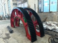Engrenage de circonférence de broyeur à billes sur mesure, directement de l'usine, pour l'assemblage de nouveaux broyeurs et les pièces de rechange