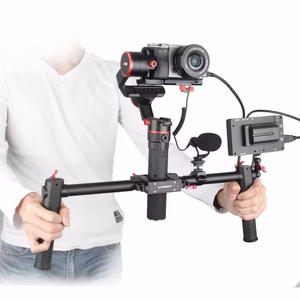 Eachshot Professional Dual Handle <b>Grip</b> Handheld Handlebar Kit for Gimbal of Crane Feiyu MOZA 3 Axis Gimbal Professional Dual Han - Product Image 2