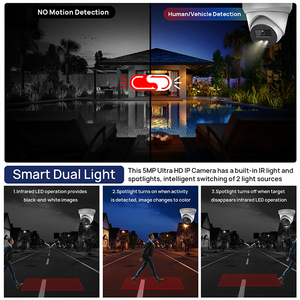 OEM giá rẻ 4MP đầy đủ kim loại lai ánh sáng kép Màu sắc tầm nhìn ban đêm ai SMD con người xe phát hiện 4MP <span class=keywords><strong>PoE</strong></span> IP <span class=keywords><strong>Camera</strong></span> <span class=keywords><strong>Dahua</strong></span> smartpss - Product Image 3