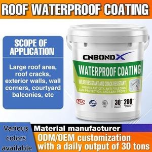 Liquid Asphalt Polyurethane Roof Waterproof Coating Flexible Liquid Membrane for <b>Large</b>-Area Leak Repair & Concrete Protection - Product Image 2