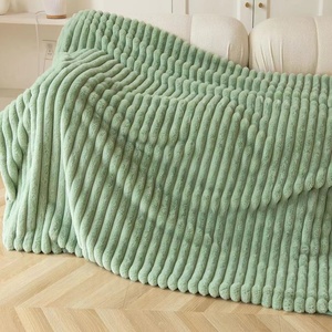 Bán Buôn Double Side <span class=keywords><strong>Polyester</strong></span> Faux Fur Chăn Siêu Mềm Ném Sofa Chăn Cho Mùa Xuân Và Mùa Thu - Product Image 4