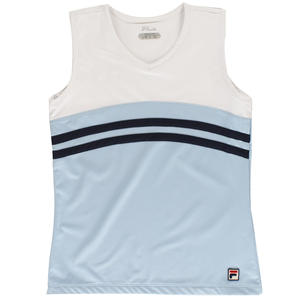 Fila Full Back Girls Knits & Tees Taille M, Couleur : Bleu/Blanc - Product Image 1