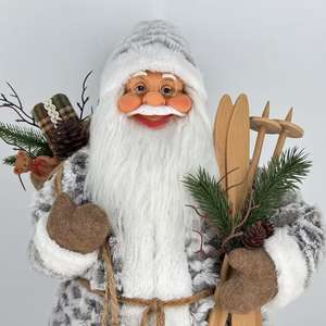 Statuetta di Babbo Natale da 24 Pollici Decorazione Natalizia Vendita all'Ingrosso dalla Fabbrica Bambola Giocattolo per Decorazioni Casa per le Festività - Product Image 1