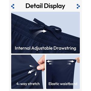 FOXA Pantalones cortos deportivos para niños, paquete de 5, de secado rápido, con bolsillos, cintura elástica, para baloncesto, ropa deportiva, deportes juveniles para niños - Product Image 5