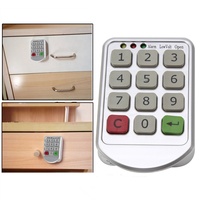 Cerradura Electrónica de Diseño Moderno con Número de Seguridad para Puertas de Madera y Armarios, con Almacenamiento de Datos en la Nube y Wi-Fi, para Gimnasios y Supermercados